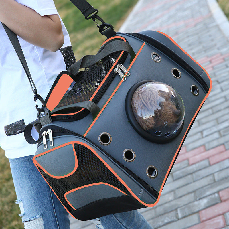 Portable Pet Backpack Diaper Travel Bag