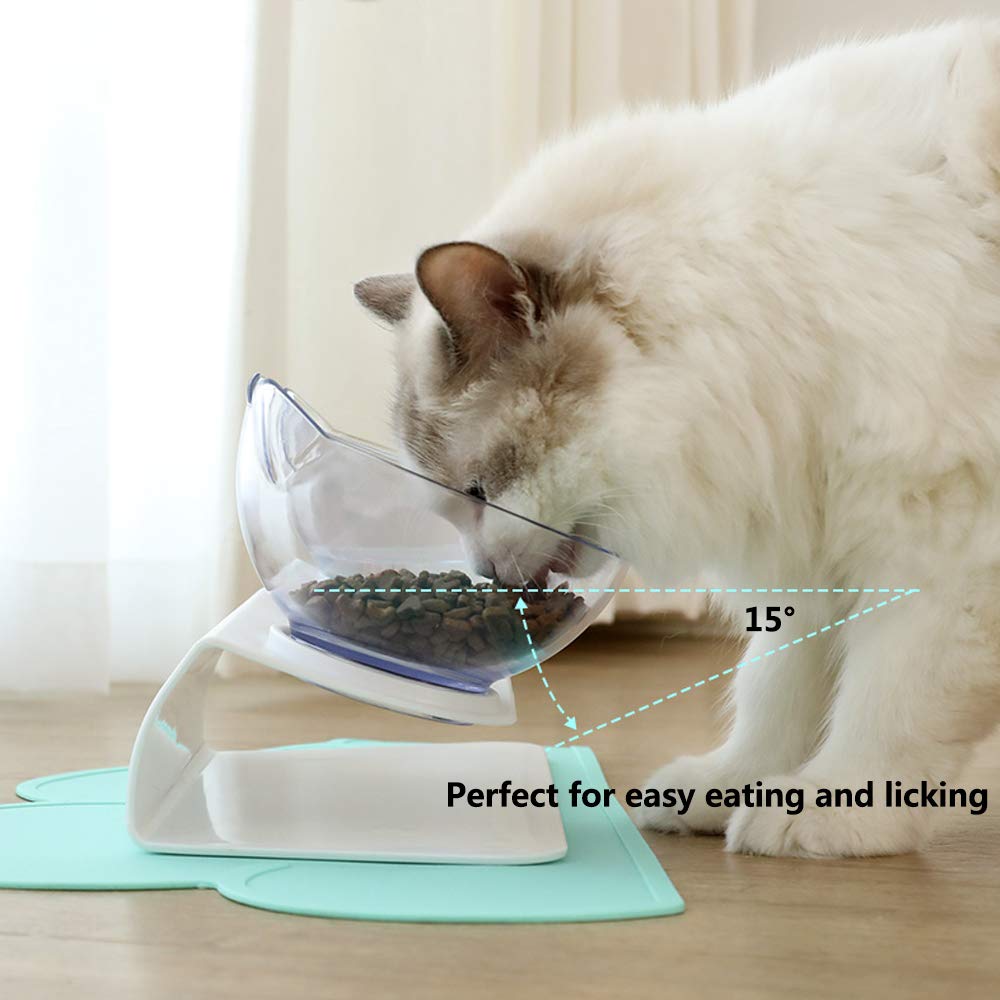 Non Slip Double Raised Pet Feeder Bowl With Stand