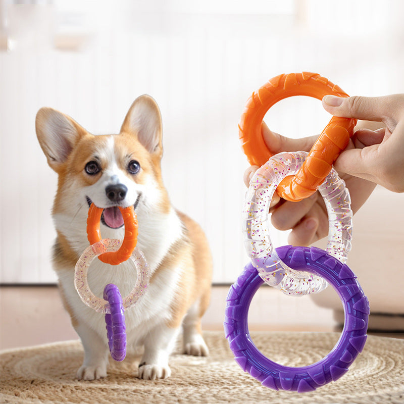 Floating Flying Disc Interactive Pet Chew Toy