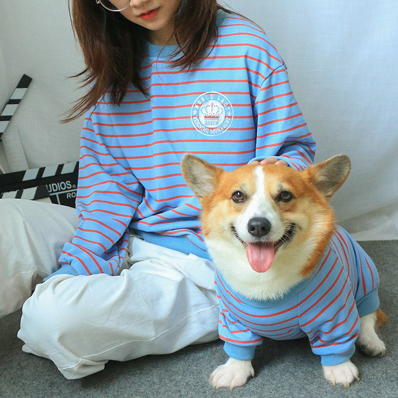 Parent-Child Style Pet Sweater Clothing Set