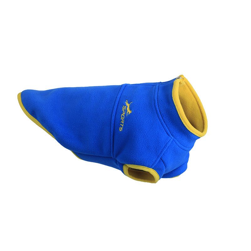 Pure Color Thick Polar Fleece Pet Sweater