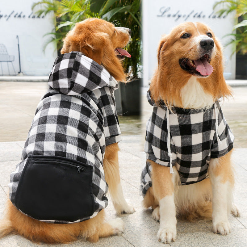 Fashion Zipper Pocket Pet Sweater Apparel