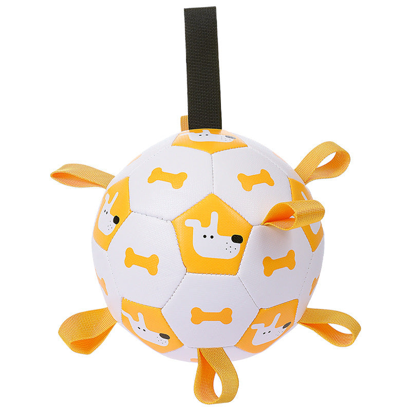 Interactive Football Pet Outdoor Chew Toy Durable Long Lasting