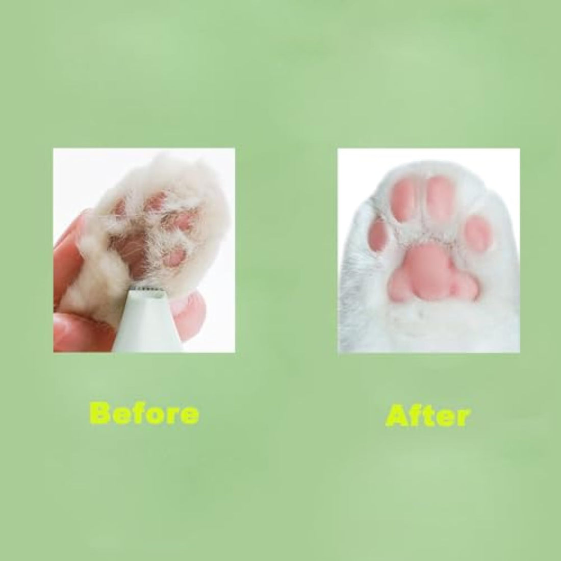 Pet Rechargeable Paw Grooming Trimmer Ergonomic Hair Removal Tool