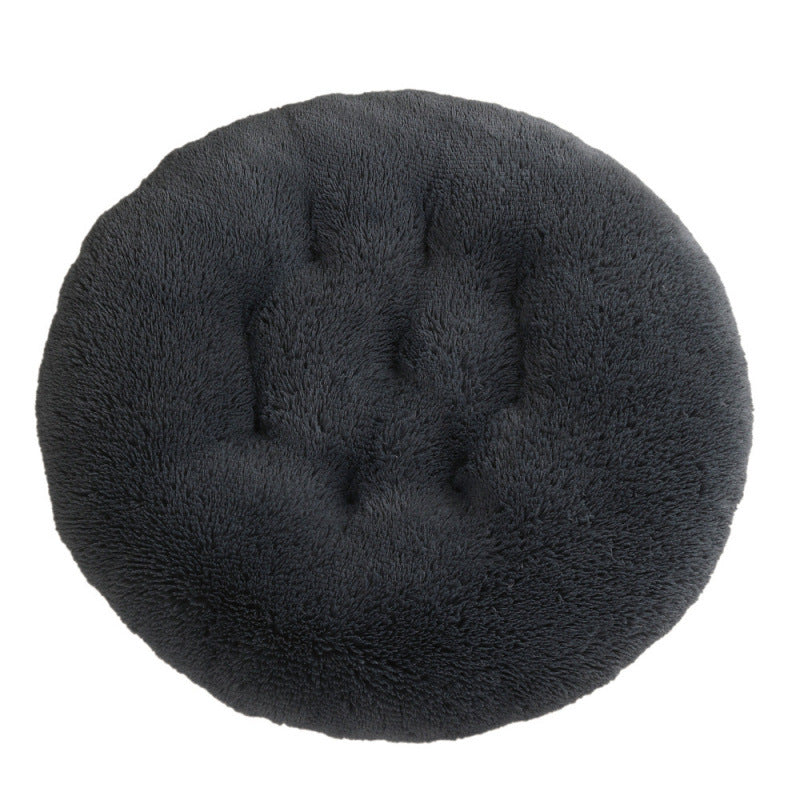 Plush Round Warm Pet Sleeping Mat Bed House Pad