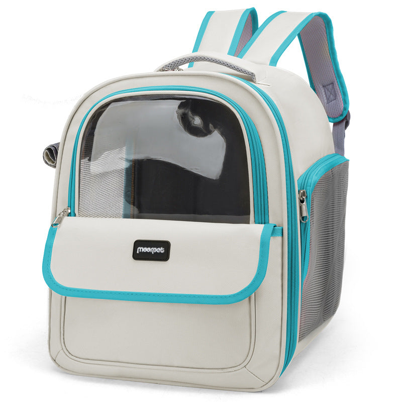 Breathable Portable Pet Shoulder Backpack Travel Bag