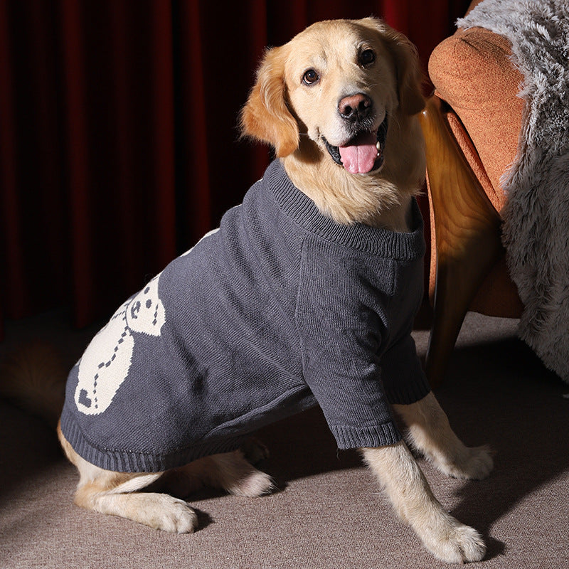 Winter Warm Thick Pet Sweater Large Breed Apparel