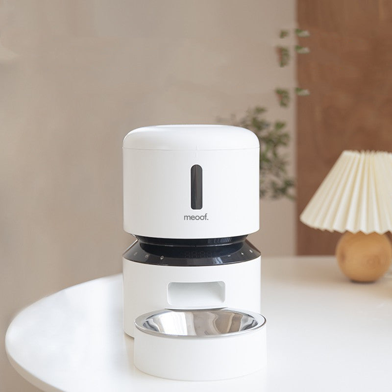 Capsule Automatic Pet Feeder Double Bowl Feeding System