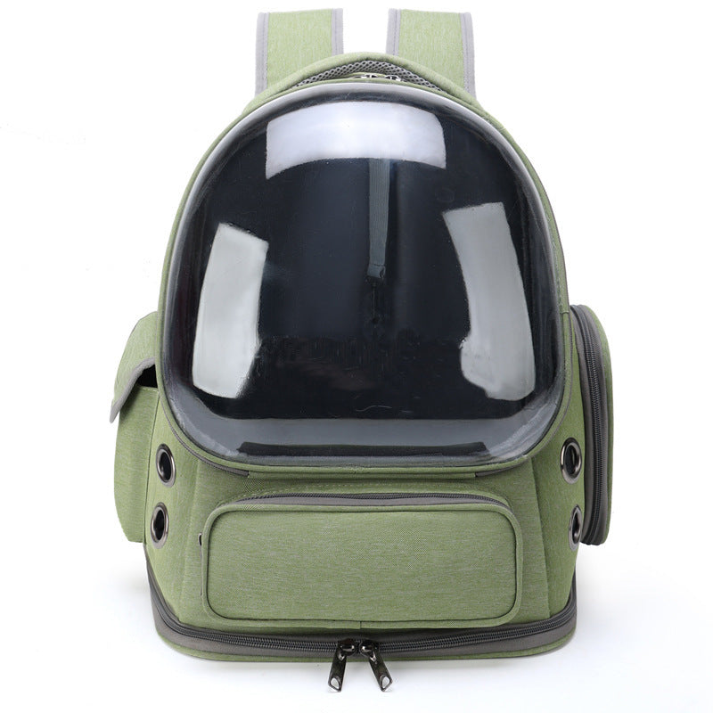 Portable Transparent Space Capsule Pet Backpack Diaper Bag