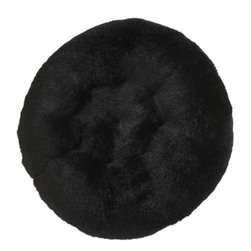 Plush Round Warm Pet Sleeping Mat Bed House Pad