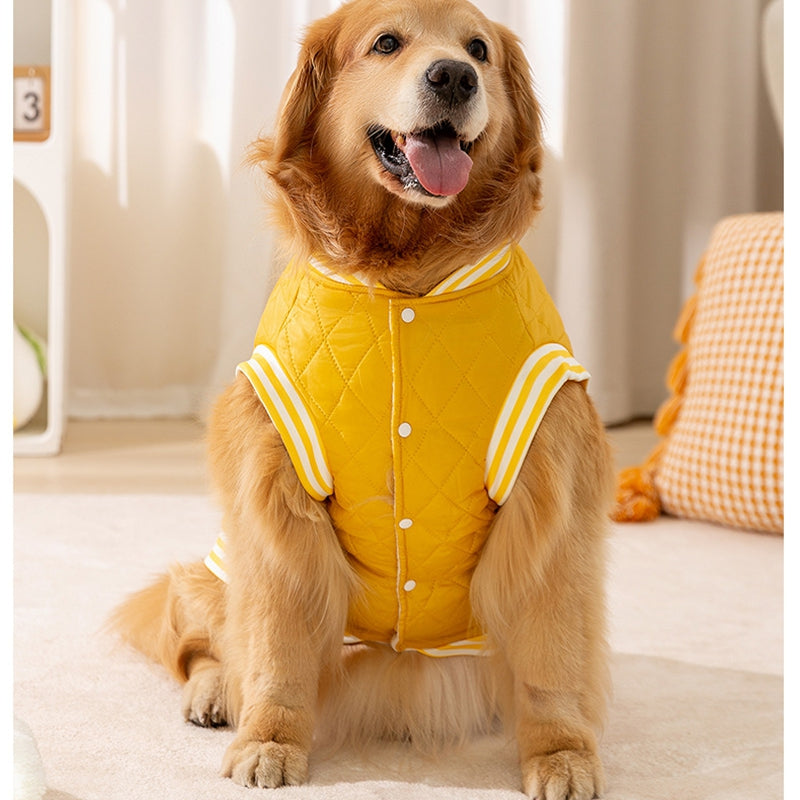 Autumn Winter Quilted Cotton Pet Jacket Warm Vest Clothing