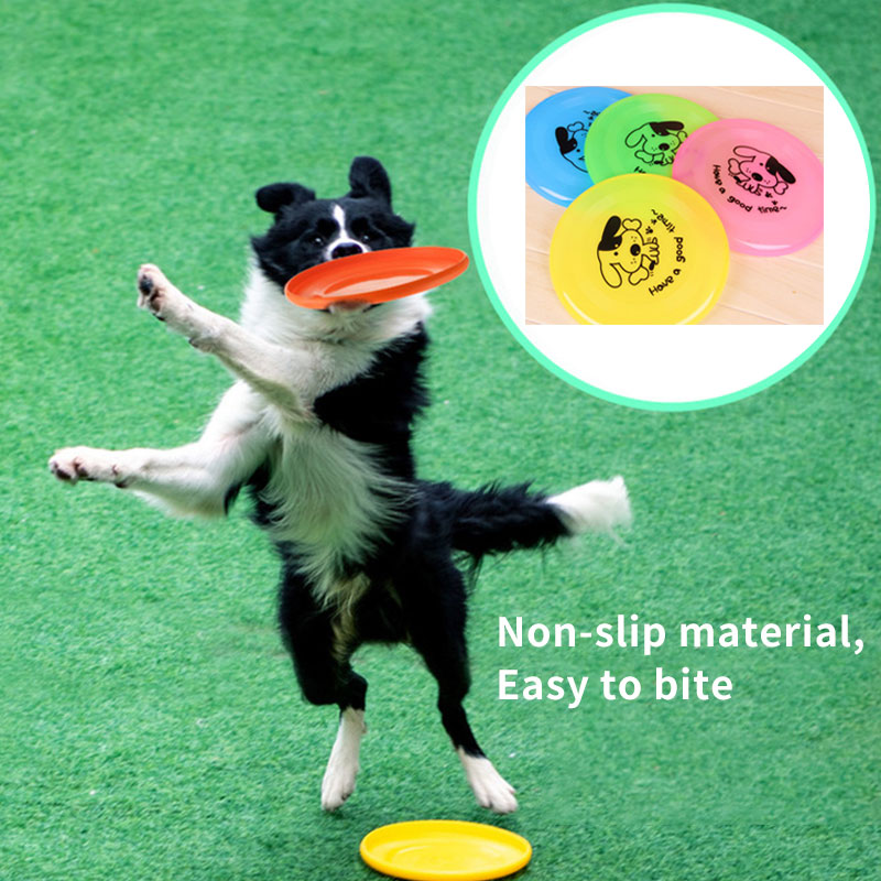 Silicone Flying Disc Interactive Chew Pet Training Toy