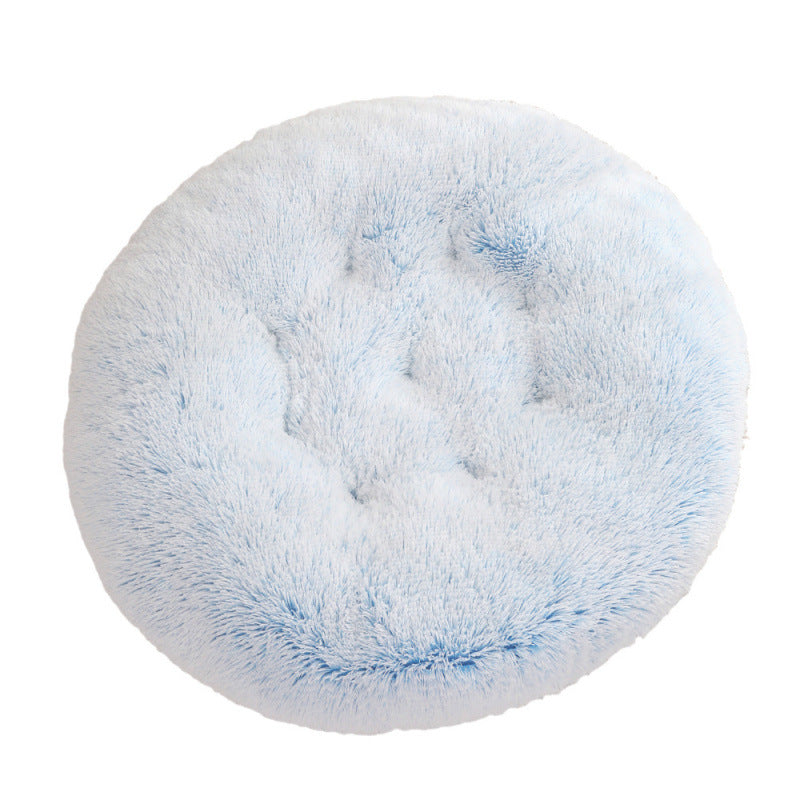 Plush Round Warm Pet Sleeping Mat Bed House Pad