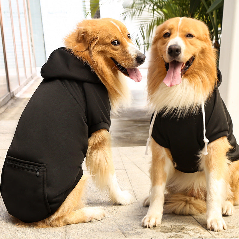 Fashion Zipper Pocket Pet Sweater Apparel