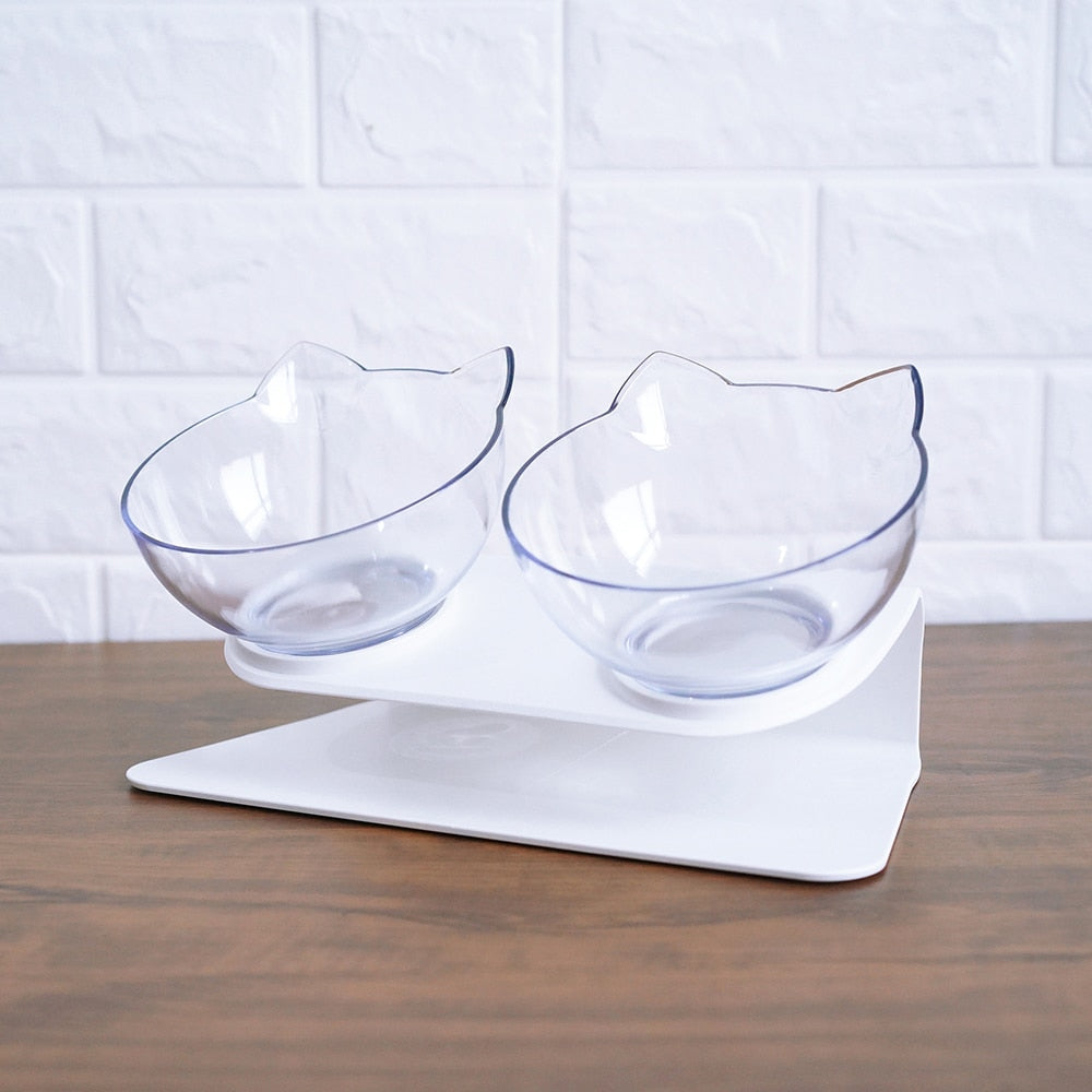 Non Slip Double Raised Pet Feeder Bowl With Stand