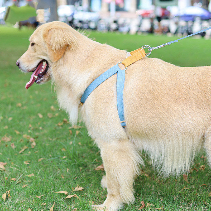 Pet Vest Style Drawstring Walking Leash Harness