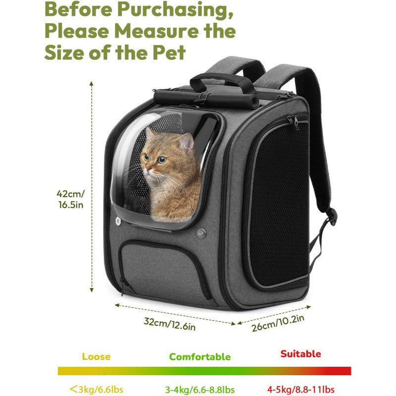 Portable Aviation Style Pet Fashion Backpack Bag