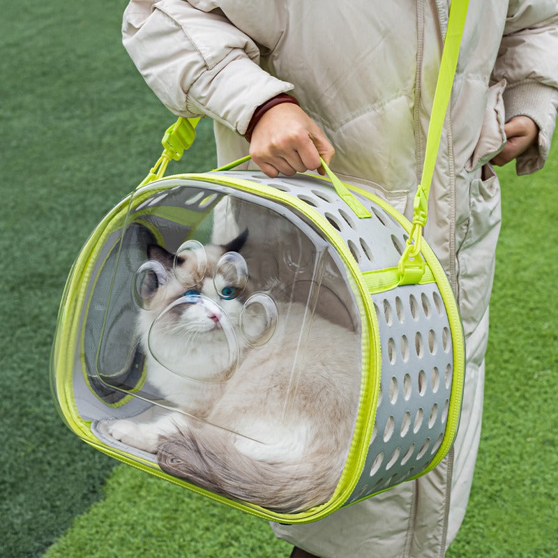Transparent Space Capsule Pet Backpack Travel Bag