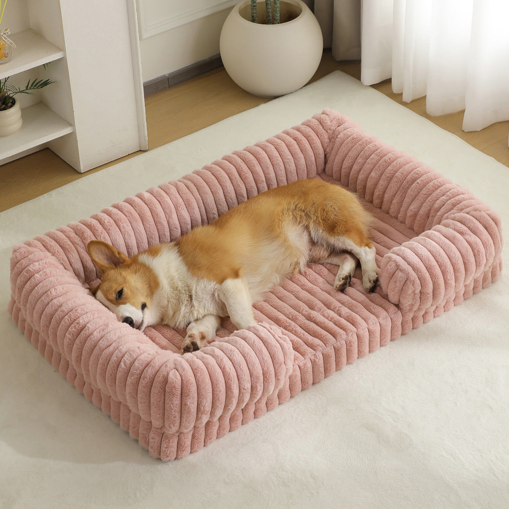 Warm Large Pet Sleeping Mat Bed Cushion Pad