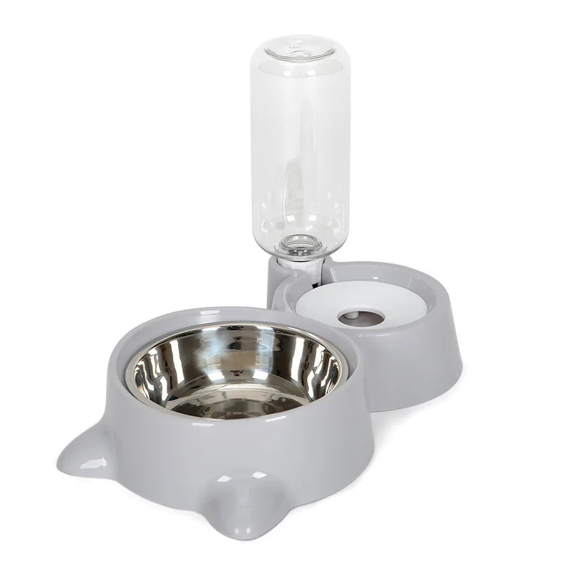 Automatic Pet Water Dispenser And Food Feeder Gravity Fountain System