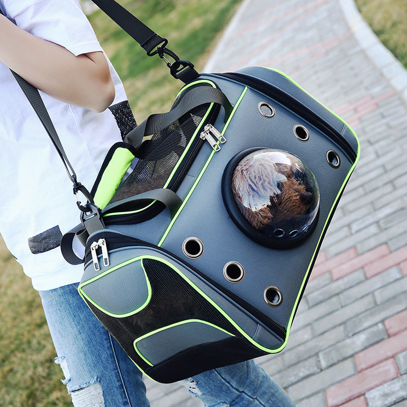 Portable Pet Backpack Diaper Travel Bag