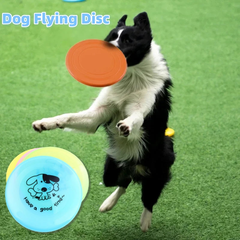 Silicone Flying Disc Interactive Chew Pet Training Toy