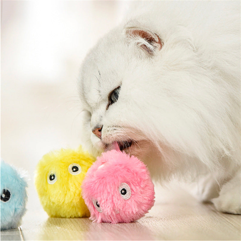 Light-Emitting Interactive Pet Teasing Ball Toy