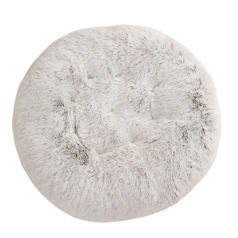 Plush Round Warm Pet Sleeping Mat Bed House Pad