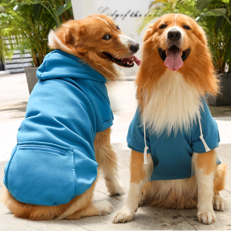 Fashion Zipper Pocket Pet Sweater Apparel