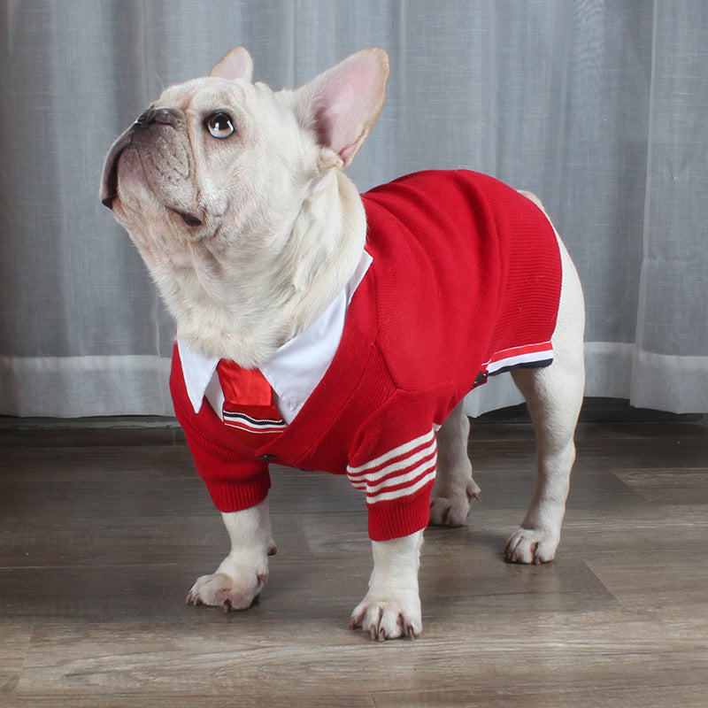 Christmas Autumn Winter Pet Sweater Festive Clothing Outfit