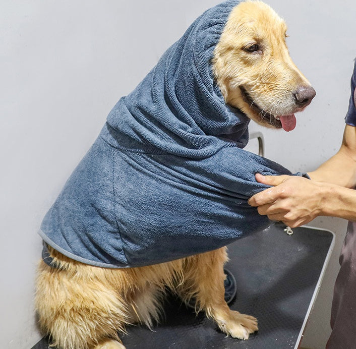 Pet Cotton Bathrobe Highly Absorbent Drying Towel