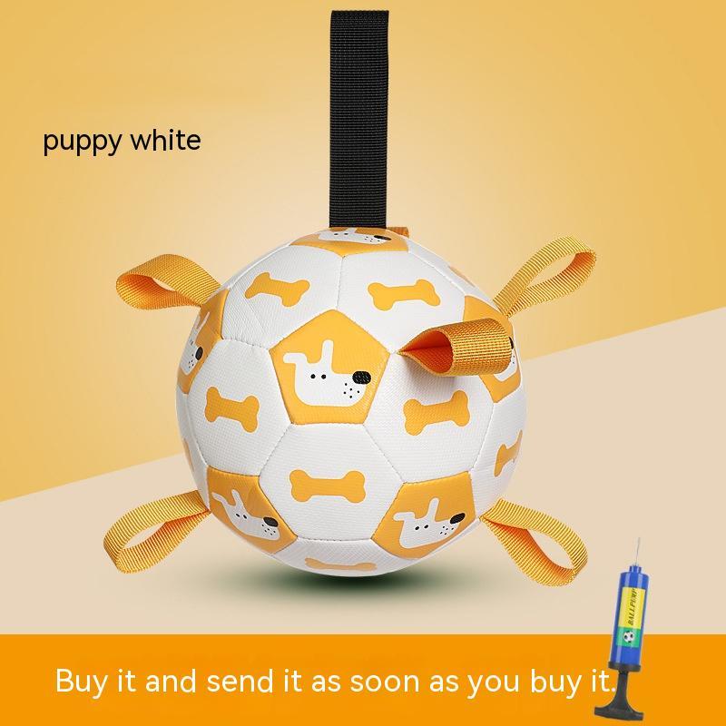 Interactive Football Pet Outdoor Chew Toy Durable Long Lasting